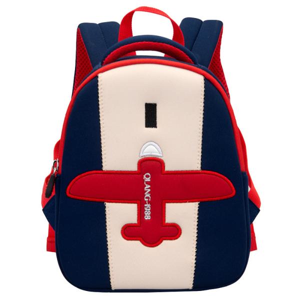 BSCI Airplane Pilots Kids Toddler Backpack Neoprene Kindergarten Waterproof