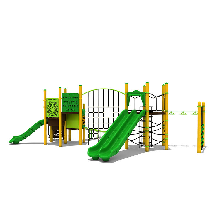 YST Playground Equipment Large Outdoor Kids Plastic Slide For Kindergarten