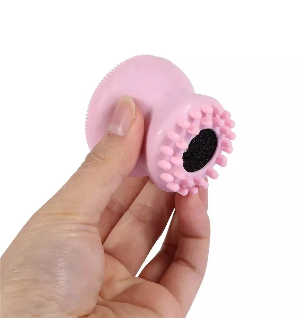 Softly Silicone Manual Multi Function Massage Exfoliator face washing brush