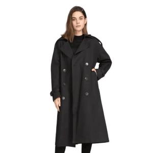 Quality Customized Autumn Gabardina Ladies Overcoat Plus Size Long Sleeve Trench Coat for Women wholesale