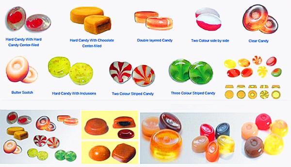 Fully Automatic Hard Candy Production Line Candy Making Equipment Hard Candy