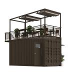 Steel Frame Galvanized Steel Bending 180g 20ft Foldable Luxury Prefabricated