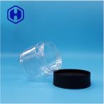 400ml Round Food Grade PET Plastic Jar For Food Butterfly Pea Lotus Seed Sago