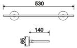 Glass Sus304 Bathroom Accessories Shelves Durable Polished