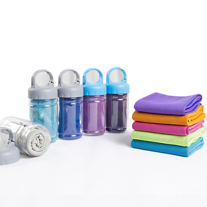Long Lasting Plain Cooling Microfiber Towel Reusable Hand Wash Only