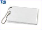Stainless Metal Safe Protection Credit Card 8GB Flash Disk with Ball Chain