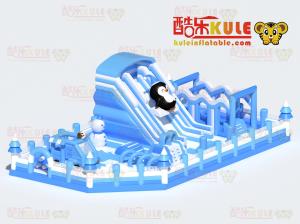 Quality Penguin Inflatable Commercial Bouncy Castle ( Blue &amp; White ) wholesale