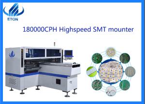 Quality LED Tube / Flexible Strip SMT Mounter Machine 180000CPH LED Mounting Machine 34 Heads wholesale