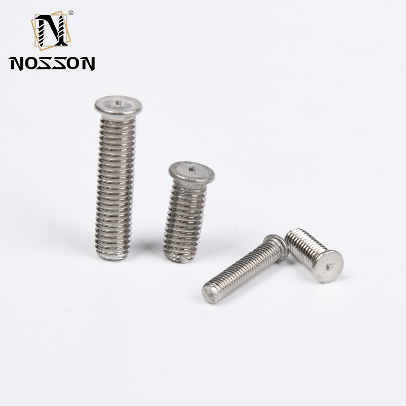 Industry Spot Welding Studs M3 M4 M5 M6 M8 M10 M12 Stainless Steel Weld Bolts Fastening DIN Standard Polishing ZINC Finish