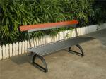 Modern Outdoor Stainless Steel Garden Bench With Cast Iron Legs
