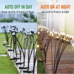 IP65 Waterproof LED Solar Firefly Light Plug-In Lawn Light Outdoor Garden Patio