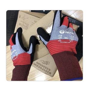 Quality Red Grey Silicone Free Warehousing And Transportation Firm Grip Women's Gloves wholesale