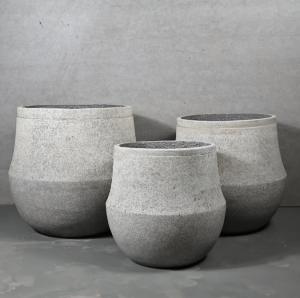 Quality Frost Resistant Weatherproof Fiber Cement Flower Pot With Ancients Style wholesale