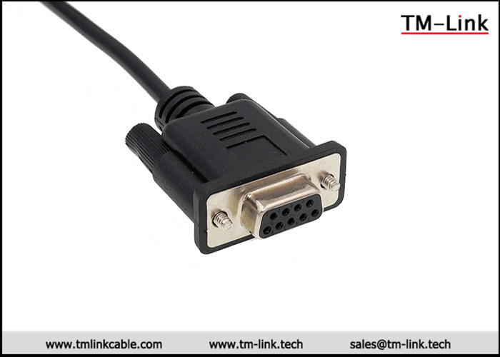 RS232 DB9 D-Sub 9pin female to network patch cord cable assembly