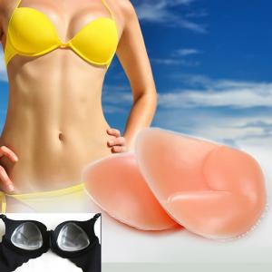 Quality sexy bikini bra pads breast shaper silicone swimsuit bra inserts wholesale