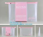 Plastic Packaging Selected By Girls For Cosmetics Zipper Bag With Slider,