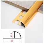 Corner Decoration Aluminium Tile Strip Customizable Heat Resistant Trim