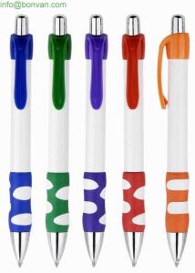 Quality double injected plastic gift logo pen, promotional advertising ball pen wholesale