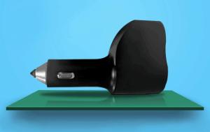 Car Charger Location GPS Signal Jammer With Two USB Charger Port 0.5 Watt Power