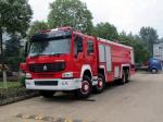 24 Ton 8x4 Water Foam Firefighter Truck , Heavy Rescue Fire Truck D10 Series