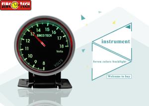 Quality 2.5 Inch 12v Car Voltmeter , Universal Automotive Voltmeter Gauge For Racing Cars wholesale