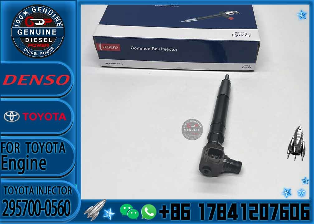 Common Rail Injector 295700-0560 23670-0E020 23670-09430 23670-11020 23670-19025 236700E020 For Toyota 2.4d 2GD-FTV REVO