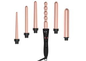 Quality PTC Heater Automatic Lcd Hair Curler 6 Head Changer Iron Ulta Curling Wand wholesale