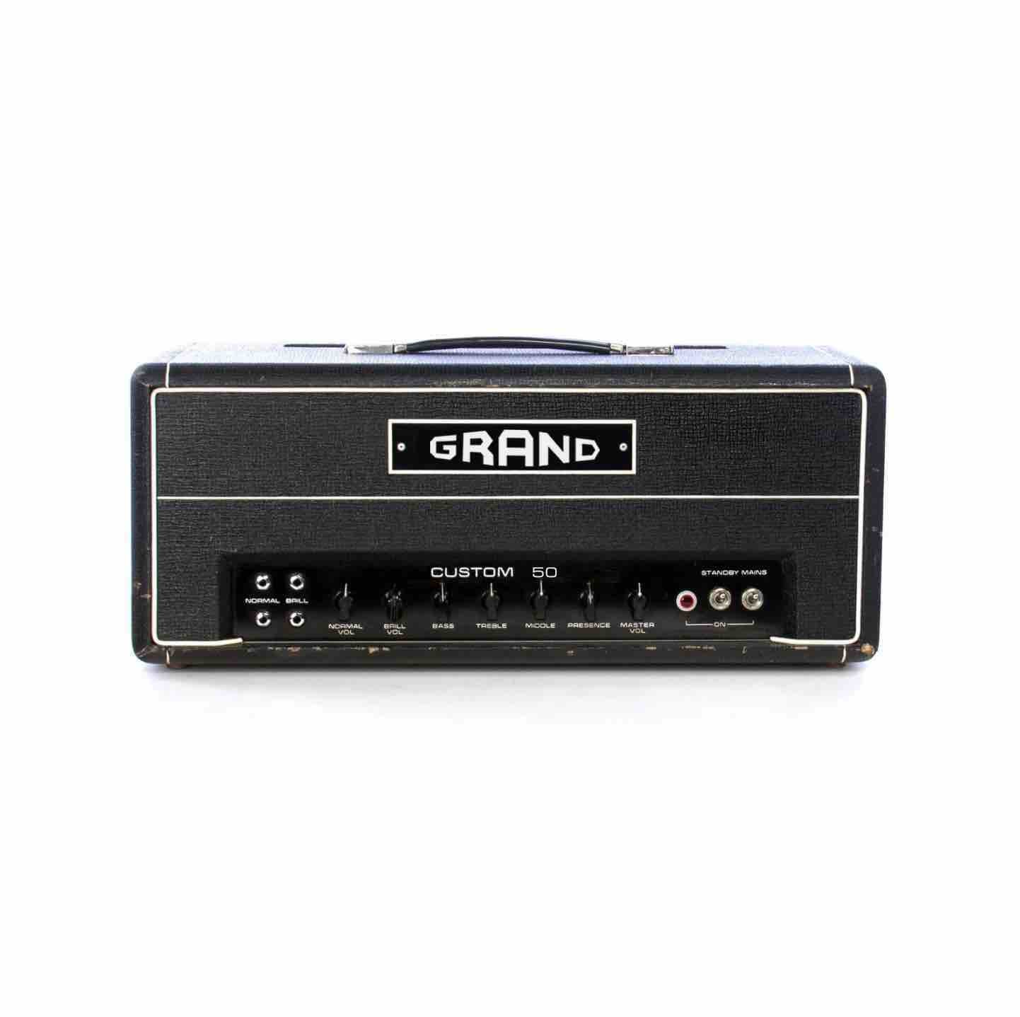 Handwired DR504 Custom 50W Guitar Amplifier Head with 2 X EL34 Output Valves in Power Stage and 4 X ECC83 Pre-amp Valve