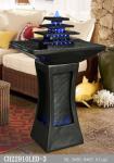 Indoor Fiberglass H91cm Led Light Water Fountain