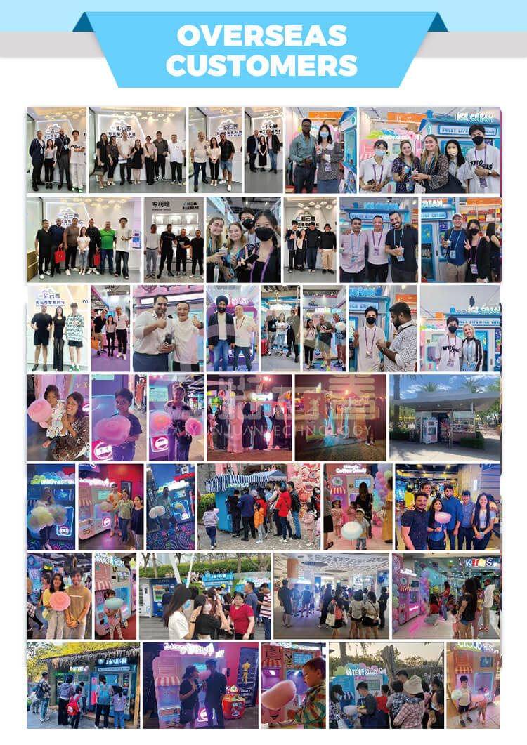 1.5-2 Minutes Cotton Candy Vending Machine For Events / Parties