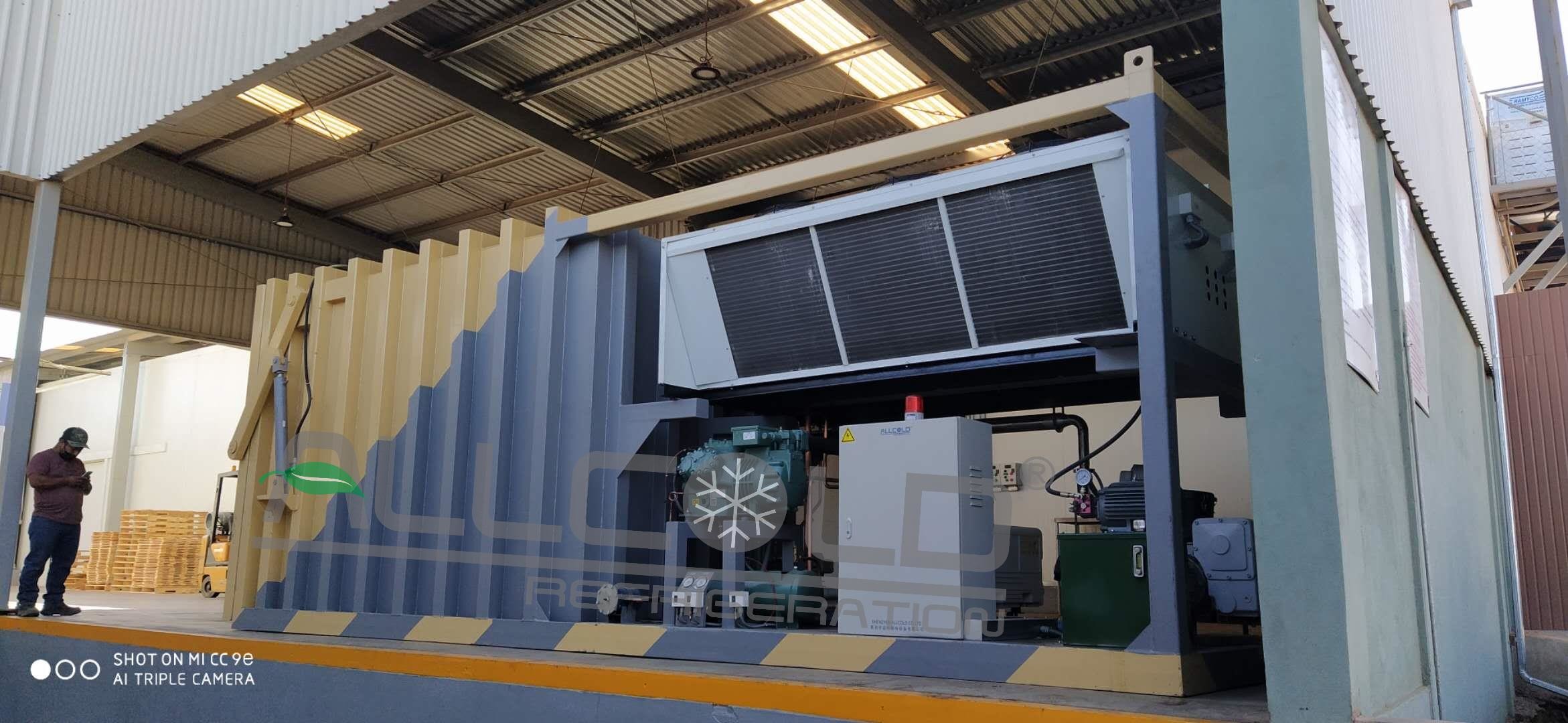 Full Automatic R404A 72KW 3P 4 Pallets Vegetables Coolers