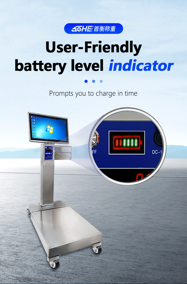400*500mm Industrial Scale with 200kg Weight Capacity and Stainless Steel Platform