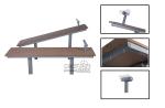 outdoor exercise equipment garden sit up bench for body building