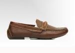 Custom Slippers Mens Leather Loafers Handmade Mens Brown Leather Driving Shoes