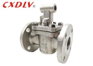 Quality PTFE 2 Way Flanged Quarter Turn Plug Valve Lubricated Tufline Manual Operator wholesale