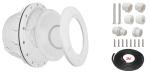 IP68 Vinyl Swimming Pool Light Cover White Color For PAR56 ABS / PAR56 SS316