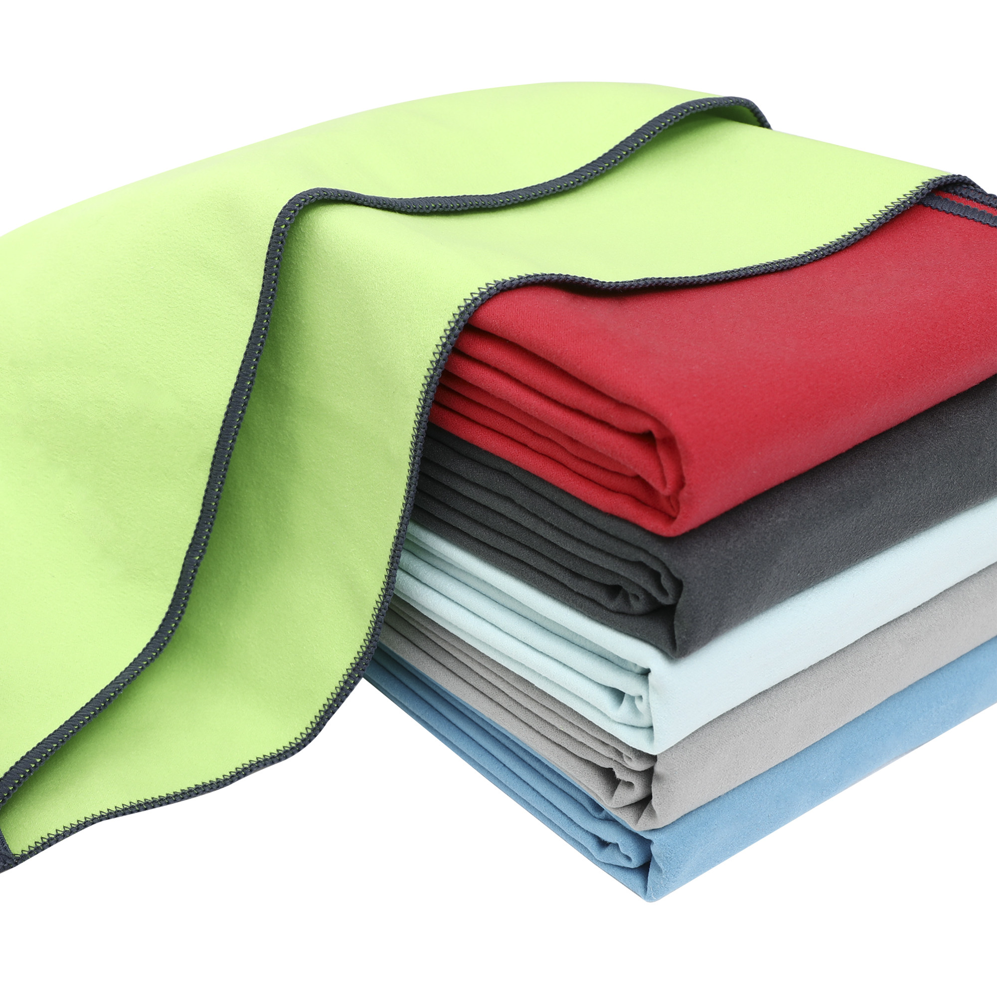 Wholesale Suede Microfiber Perfect Travel Sports Towel Custom Printed Logo