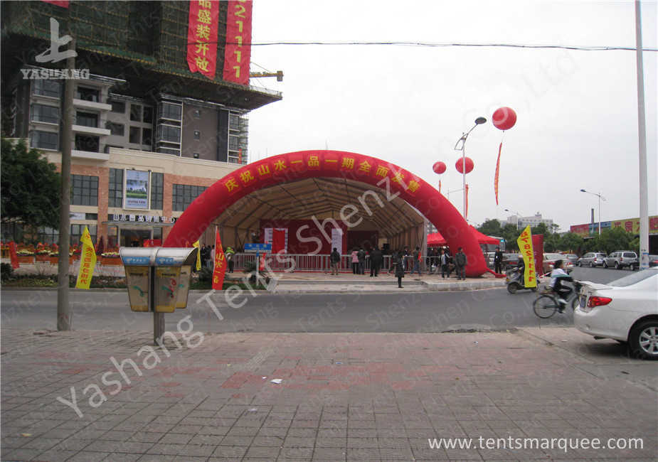 Anodized Aluminum Profile Outdoor Event Tent Water Proof Double Pitch Roof