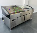 Ladder ice table seafood barbecue display commercial order fruit fishing
