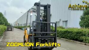 Quality 8Ton Diesel Heavy Duty Fork Lift FD80Z-Y 440V wholesale