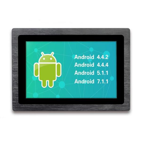 Rugged Industrial Embedded Open Frame 7 Inches Black Pure Flat Capacitive Touch
