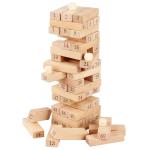 Digital 51PCS Log Building Blocks Dominos Jenga Blocks