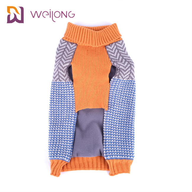 Classic Cable Knit Pet Sweater Jumper Coat Warm Pet Winter Clothes Outfits For Dogs Cats