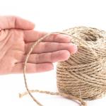 3mm FIBER 3 Strand Twisted Rope Manila Jute Sisal Rope for Bitter Cold