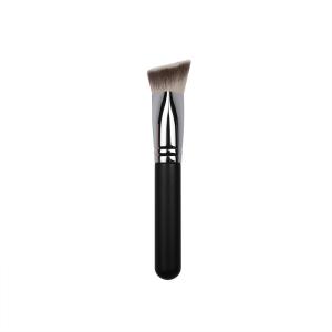 Quality Triangular Single Makeup Brush Skin Friendly Angled Flat Bristle For Foundation wholesale