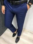Navy Blue Custom Mens 3 Piece Tuxedo Suit For Groom'S Wedding