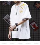 120gsm To 220gsm Custom Men Streetwear T Shirts Oversized Fancy