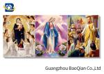 Black Frame Lenticular Flip Christian Blessed Vigin Mary Poster Religion Wall
