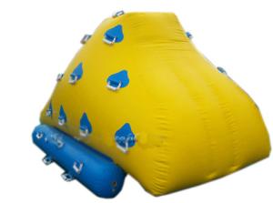 Quality PVC tarpaulin Inflatable Water Sports / 2 sides Inflatable climbing Wall With Handles wholesale