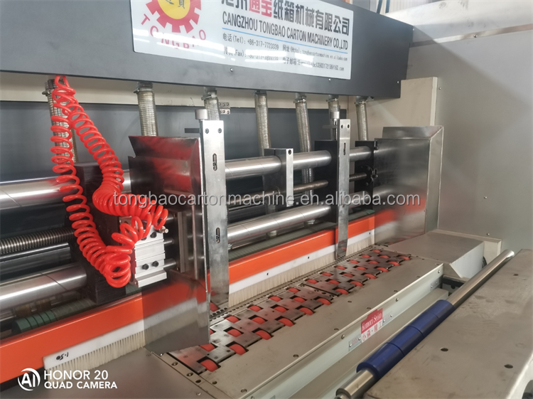 Customizable High Speed 2 3 4 Color Flexo Printing Slotter Machine for Carton Printing